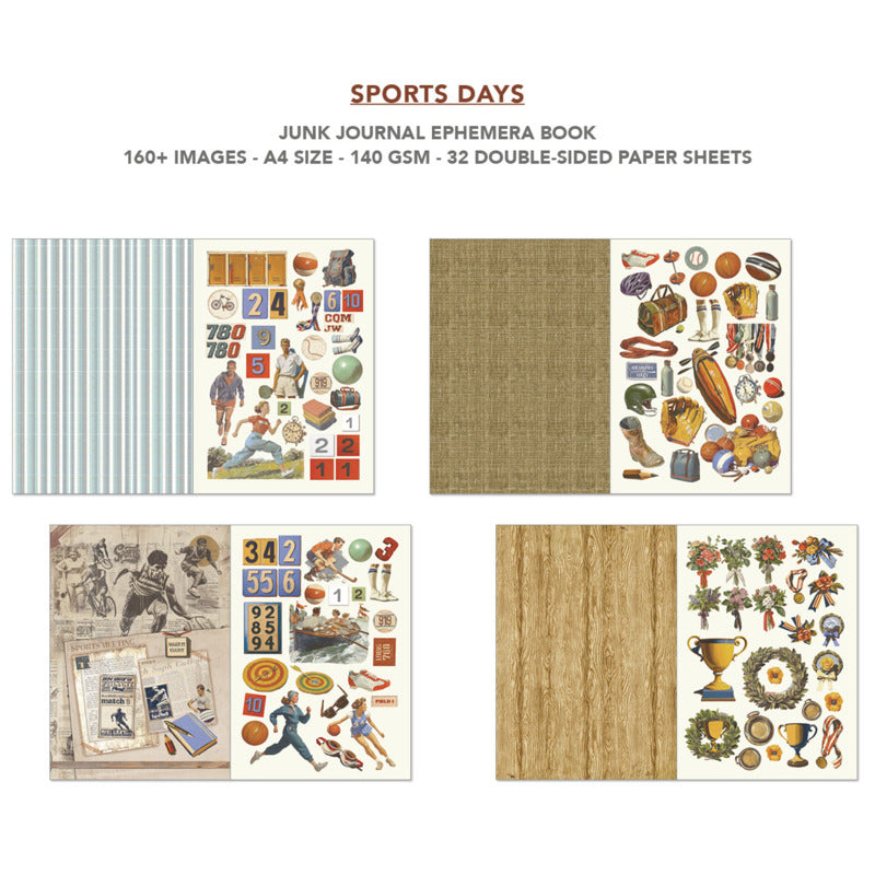 Ciao Bella - A4 Junk Journal - Sports Days