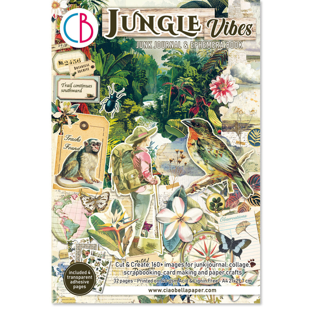 Ciao Bella - A4 Junk Journal - Jungle Vibes