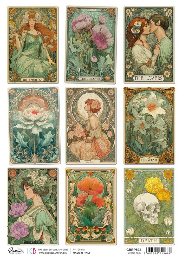 Ciao Bella Mystic Deck A4 Rice Paper