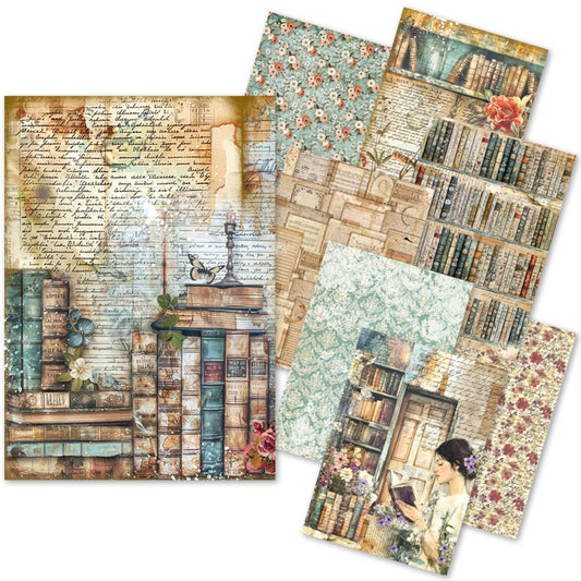 Ciao Bella Rice Paper Set Book Lovers