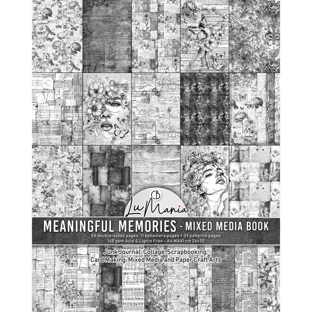 LuMania A4 Mixed Media Book, Meaningful Memories