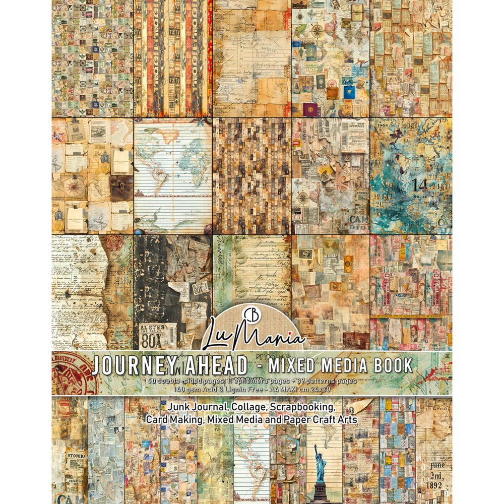 LuMania A4 Mixed Media Book, Journey Ahead