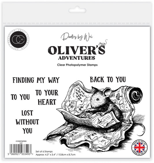 Craft Consortium - Clear Stamps Oliver's Adventures - Lost