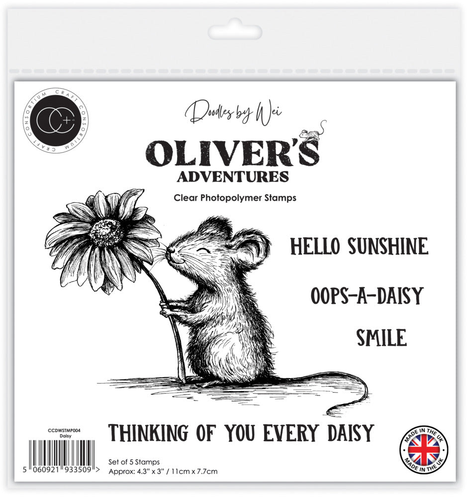 Craft Consortium - Clear Stamps Oliver's Adventures - Daisy