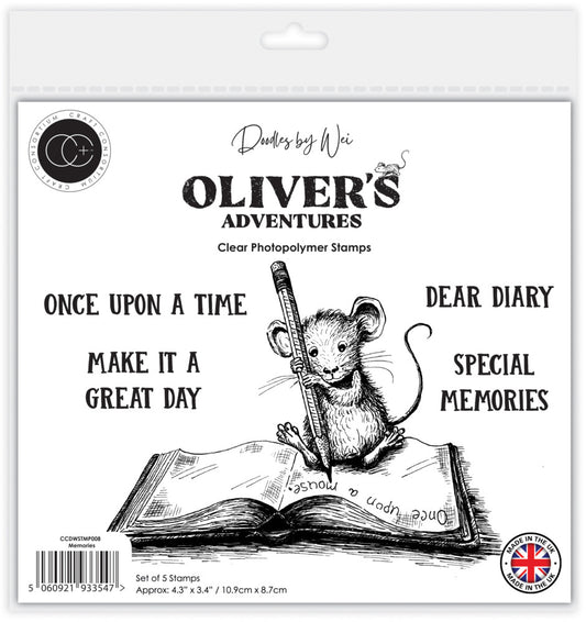 Craft Consortium - Clear Stamps Oliver's Adventures - Memories