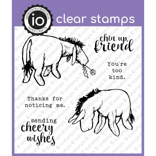 Impression Obsession : Eeyore Friendship Clear Stamp Set