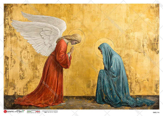 Paper Designs - The Blessing of Mary A4 & A3 Rice Paper