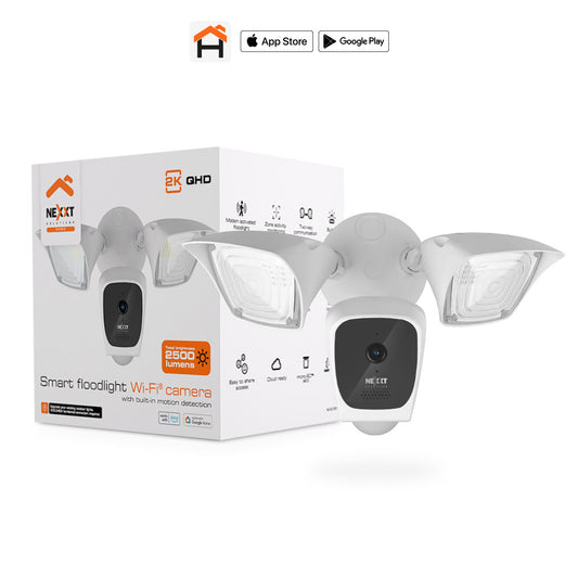 Nexxt Solutions : Floodlight Camera Wi-Fi Camera 2K QHD