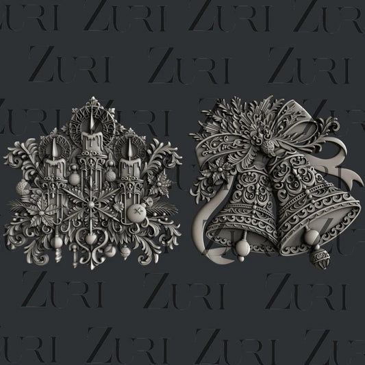 Zuri Mould - Christmas Decorations Set 1