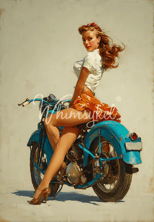 Whimsykel Designs : Curves and Cruisin 21x29"