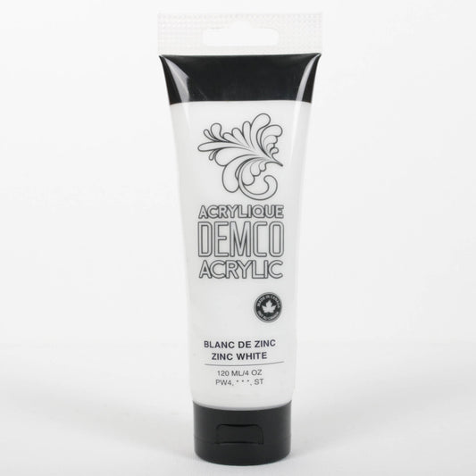 Demco - Acrylic Paint 120 ml Zinc White