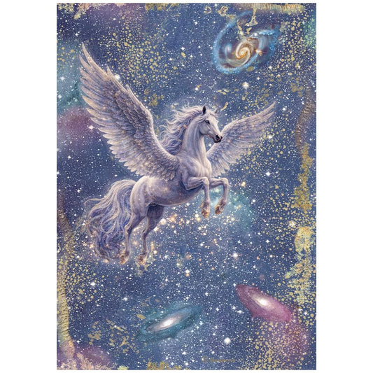 Stamperia Decoupage A4 Cosmos, Pegasus