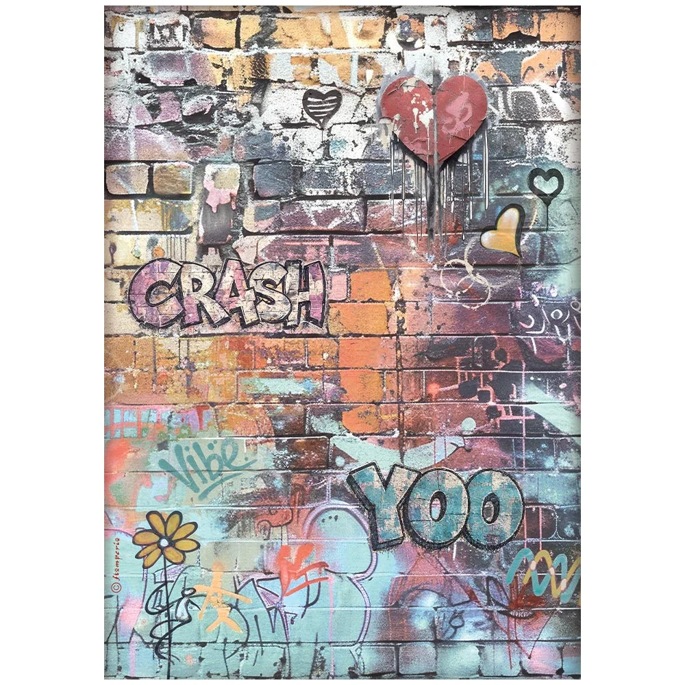 Stamperia Decoupage A4 Furry Friends 2  Graffiti