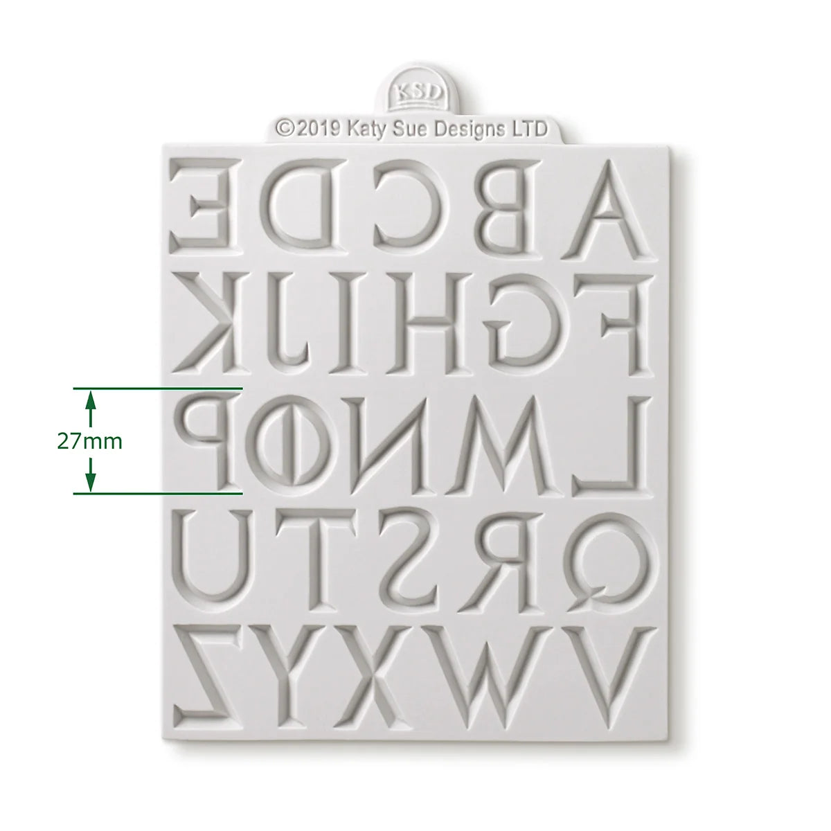 Cosmic Shimmer & Katy Sue - Iron Alphabet Silicone Mould