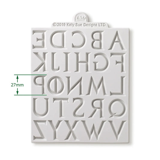 Cosmic Shimmer & Katy Sue - Iron Alphabet Silicone Mould