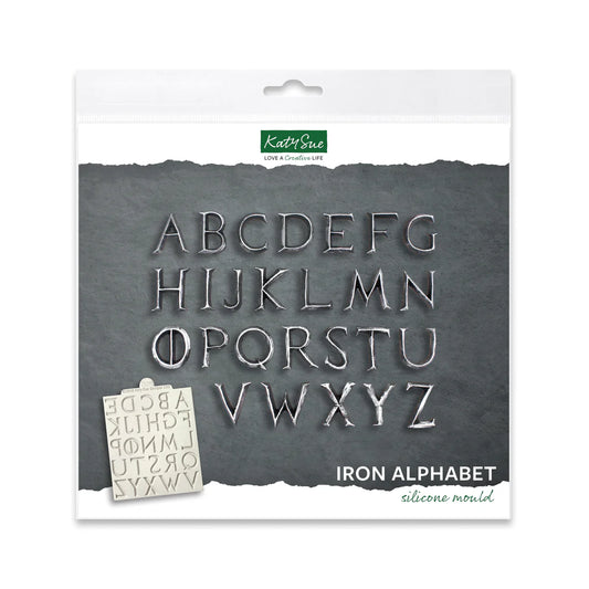 Katy Sue - Iron Alphabet Silicon Mould