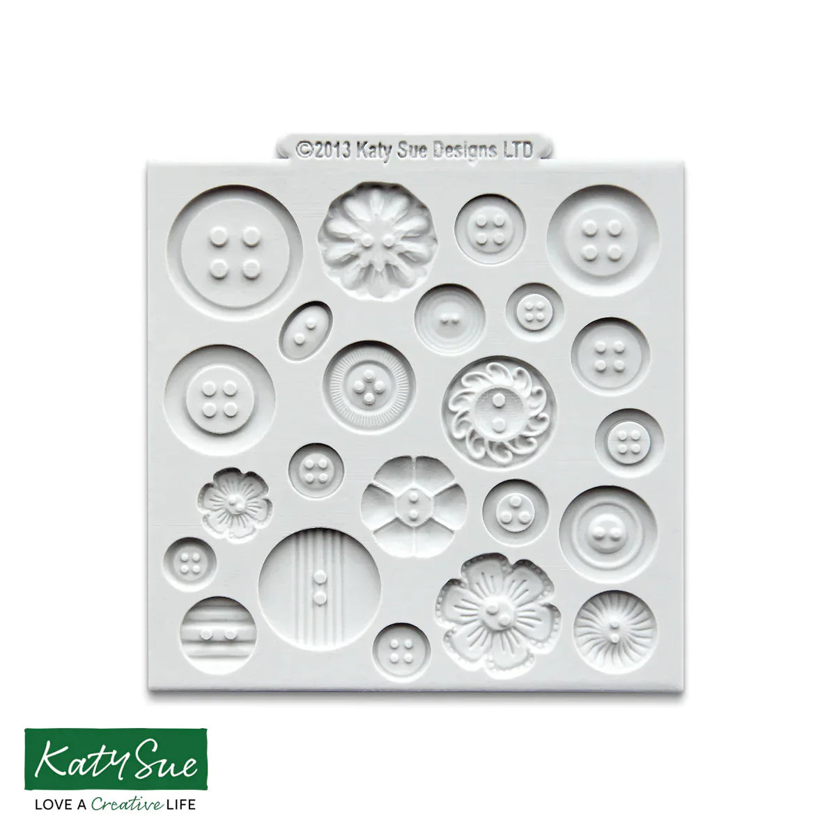 Katy Sue - Buttons Silicone Mould
