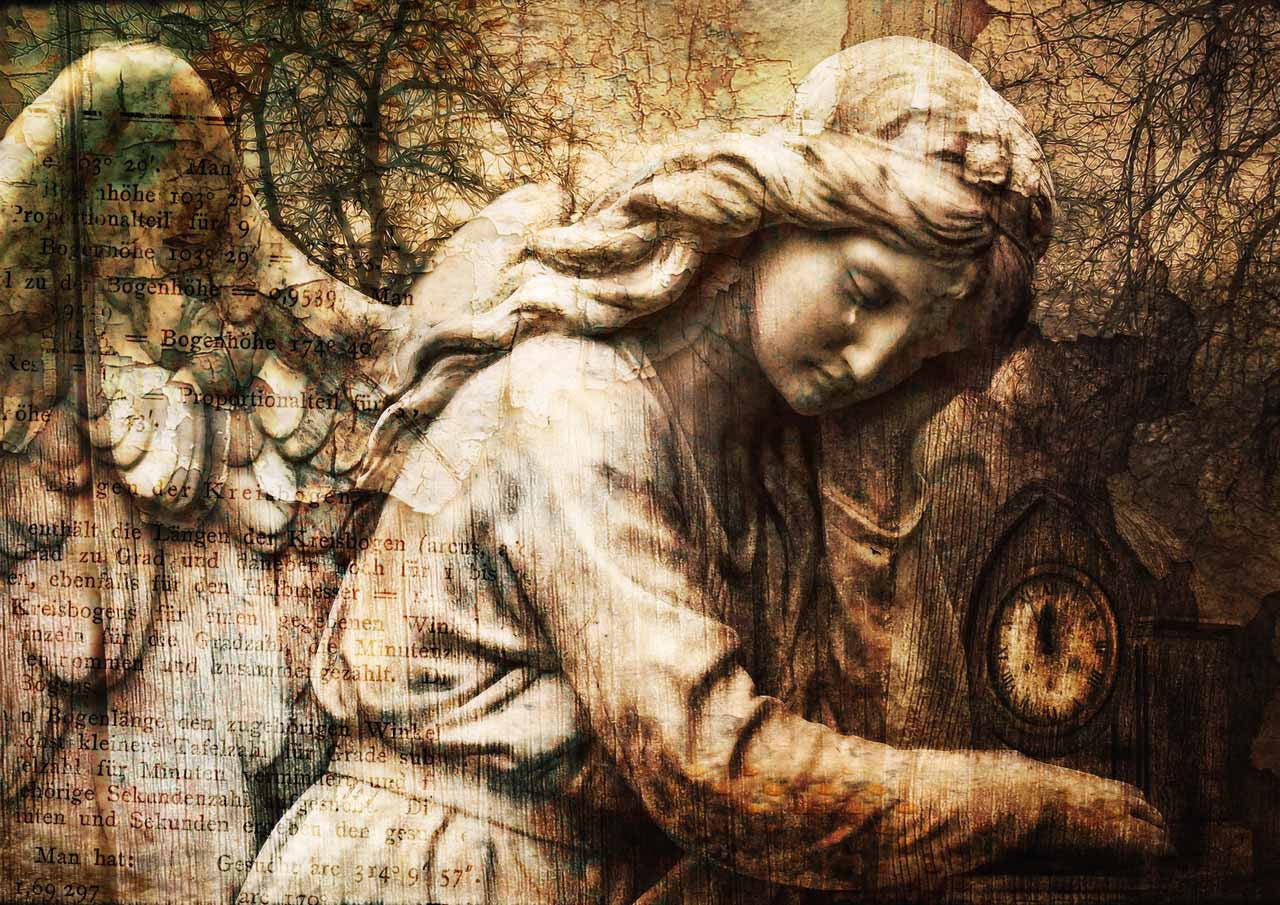 Decoupage Queen - Gothic Angel A3 Rice Paper
