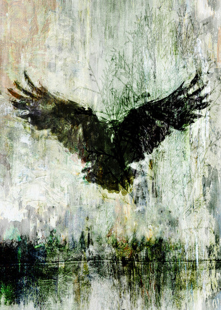 Decoupage Queen - Andy Skinner the Raven Returns A3 Rice Paper