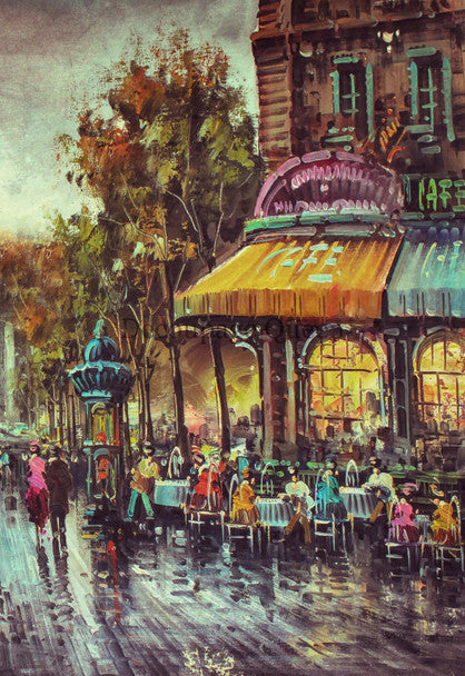 Decoupage Queen - Roberta Marone Le Cafe A3 Rice Paper