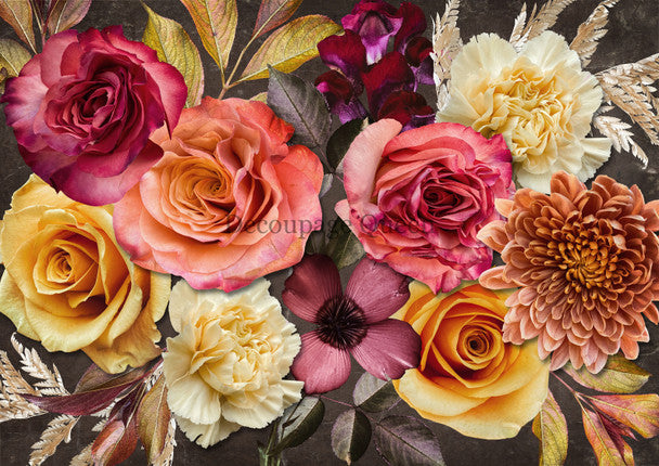 Decoupage Queen - Fruit Punch Florals  A4 Rice Paper