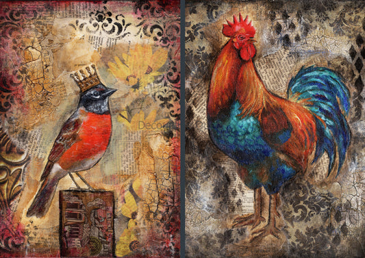 Decoupage Queen Vellum Autumn Nixed Media 2 Pack
