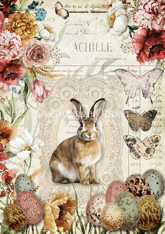 Decoupage Queen Easter Wishes A4