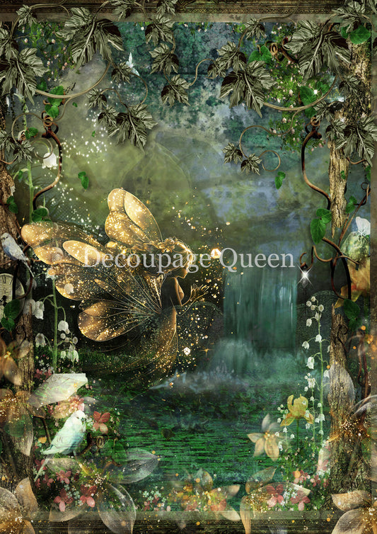 Vellum Paper In the Glade A4 Decoupage Queen