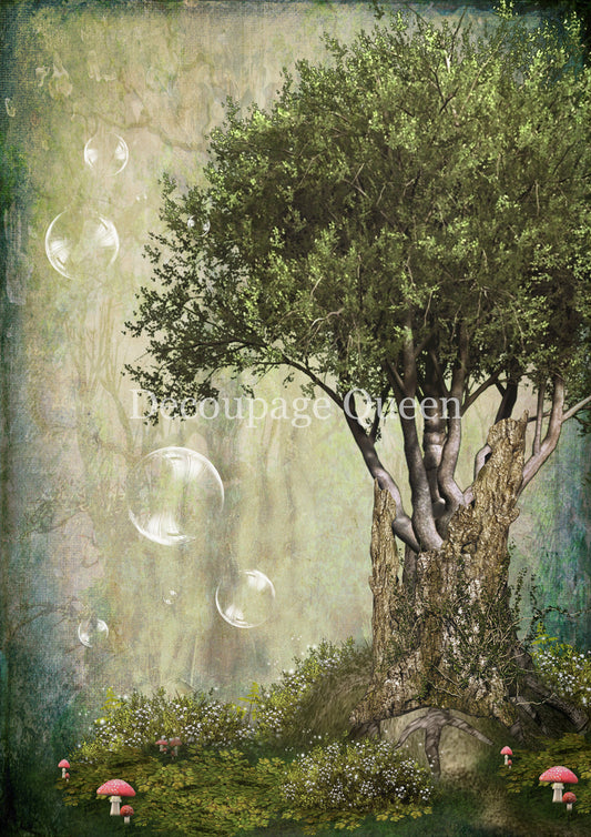 Decoupage Queen A4 Magical Tree