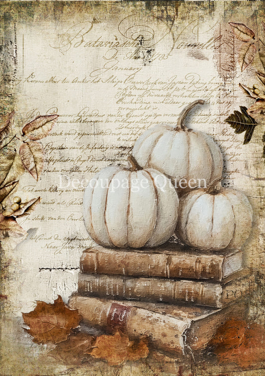 Decoupage Queen - Cottage Pumpkin 2 Rice Paper A4, A3