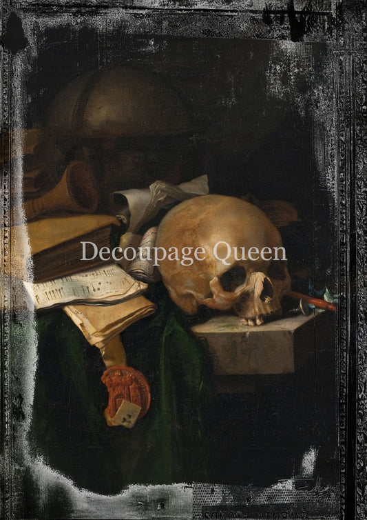 Decoupage Queen - Vanitas 1 Rice Paper A4, A3
