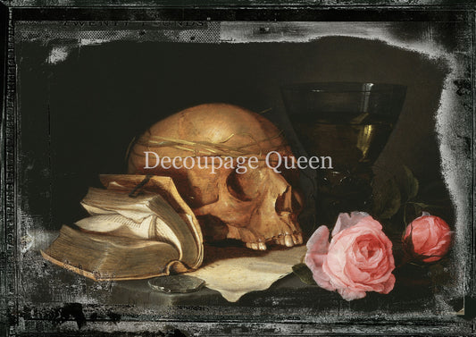 Decoupage Queen - Vanitas 2 Rice Paper A4, A3