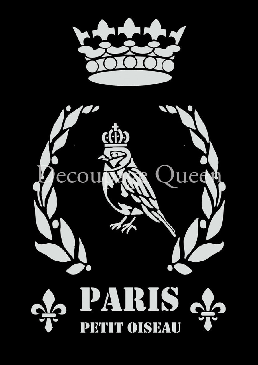 Decoupage Queen - Little Bird Stencil