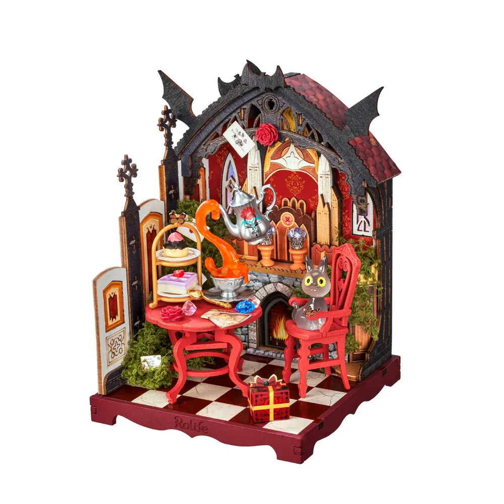 Rolife Gothic Magical Tea Salon Miniature House - Rosa Salon