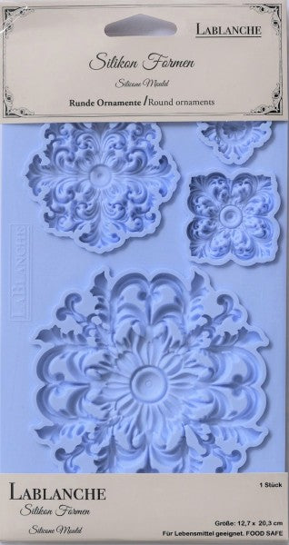 Lablanche Silicon Mould - Round Ornaments