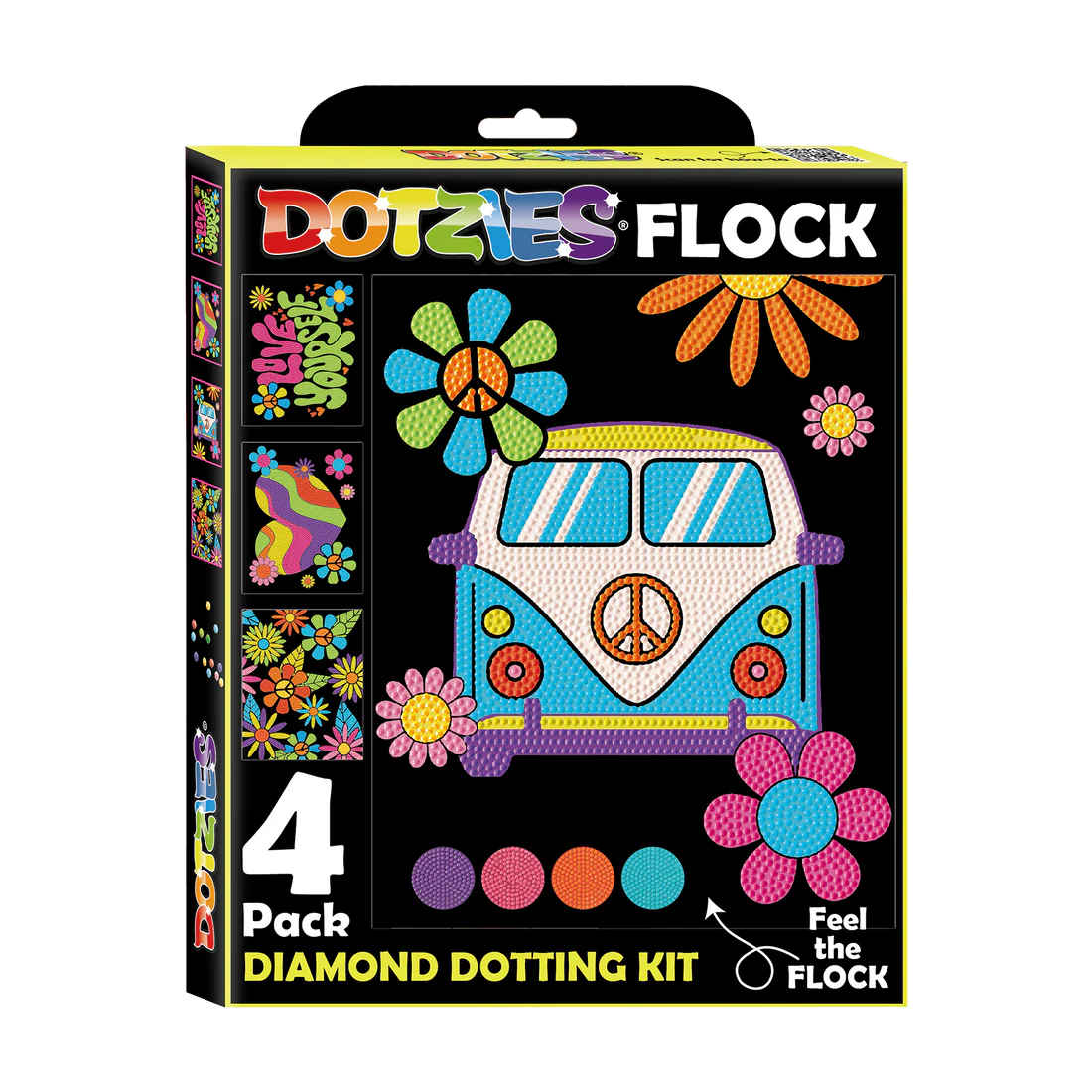 Dotzies Flock - Neon Peace & Love