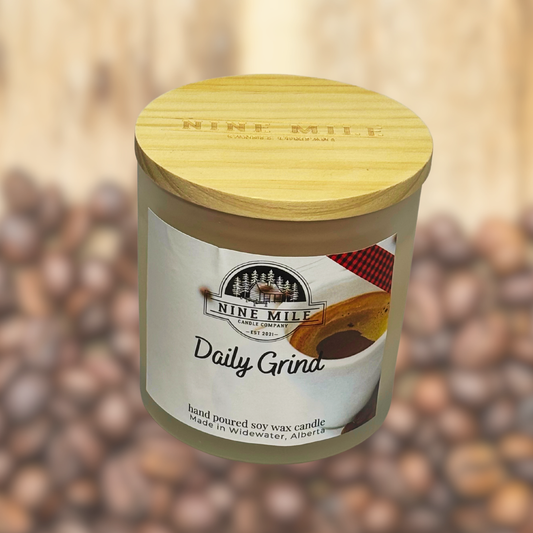 Nine Mile 14 oz Soy Candle Daily Grind