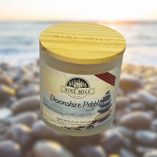 Nine Mile 14 oz Soy Candle Devonshire Pebbles