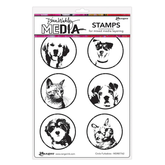 Ranger Dina Wakely Stamps Circle Furbabies