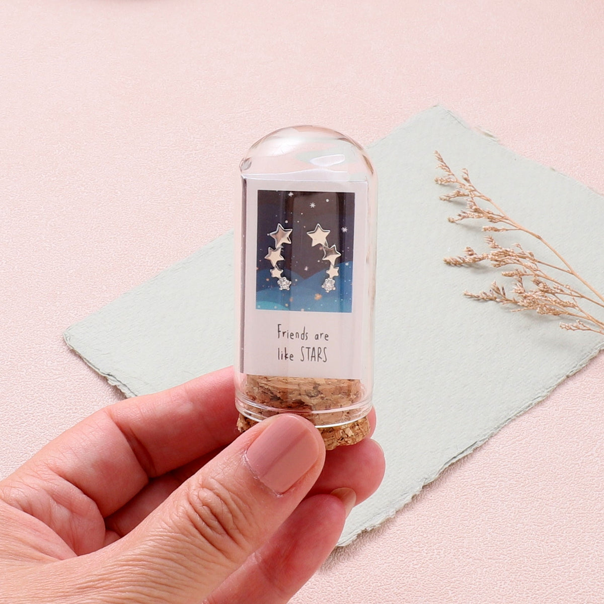 Friends Are Stars Earring Silver