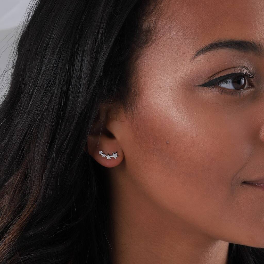 Friends Are Stars Earring Silver