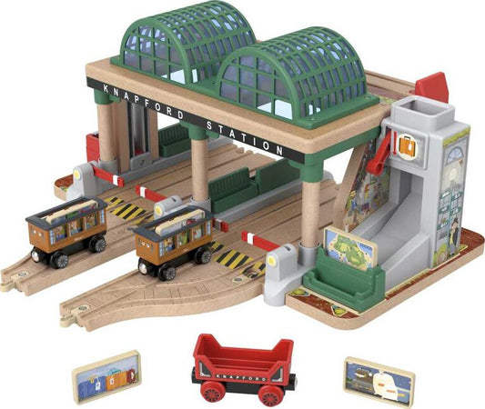 Thomas & Friends Wooden Railway Kanpford Station Passenger Pickup Playset