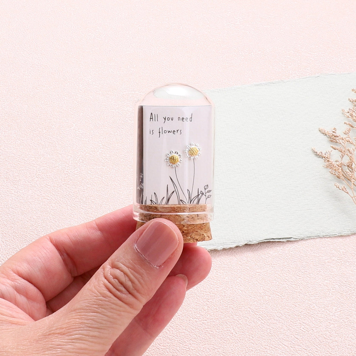All You Need Is Flowers Earrings Silver/Gold