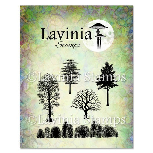 Lavinia Stamp Tree Scene