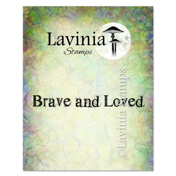 Lavinia Stamps Brave and Loved Clear Stamp