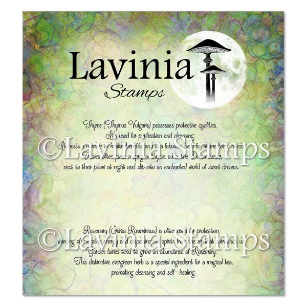 Lavinia Stamp Thyme, Rosemary Words