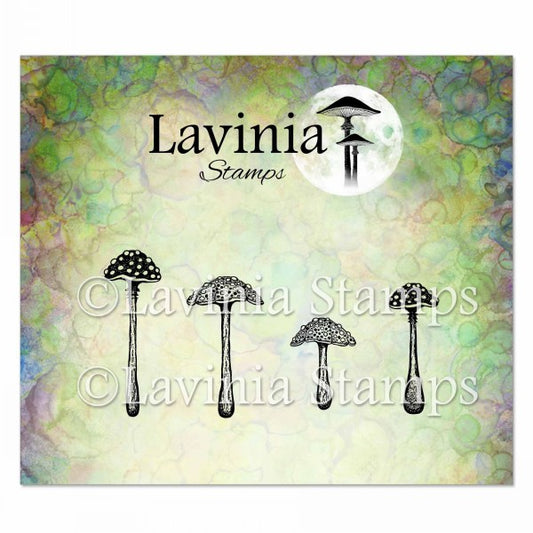 Lavinia Stamps - Purple Cap Mushrooms