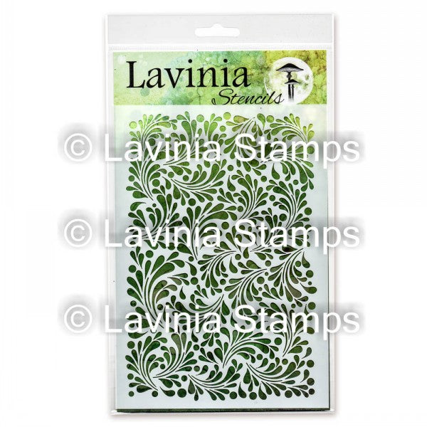 Lavinia Stamps - Stencil - Feather Leaf