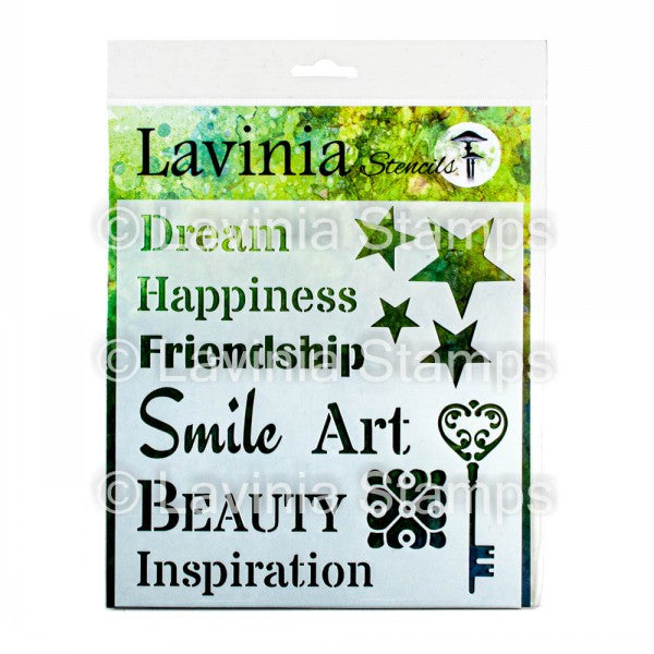 Lavinia Stencil  Words 2