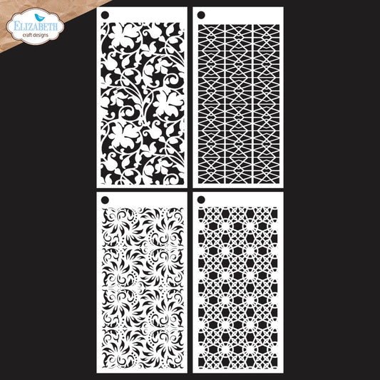 Elizabeth Craft Designs - Journal Stencils 7
